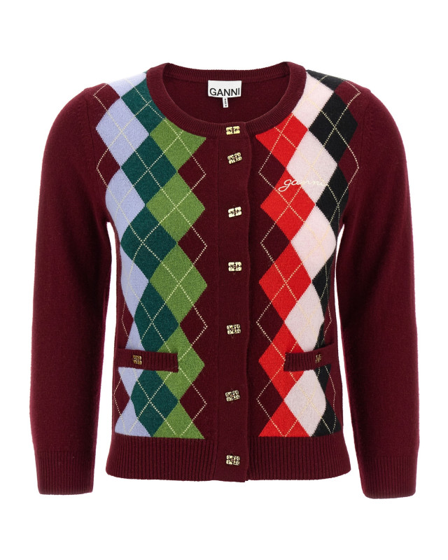 [GANNI] Cardigan FW25 K2532730