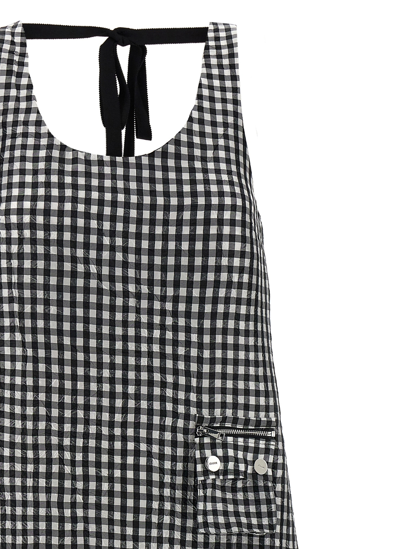 [GANNI] Sleeveless dress FW25 W0463099