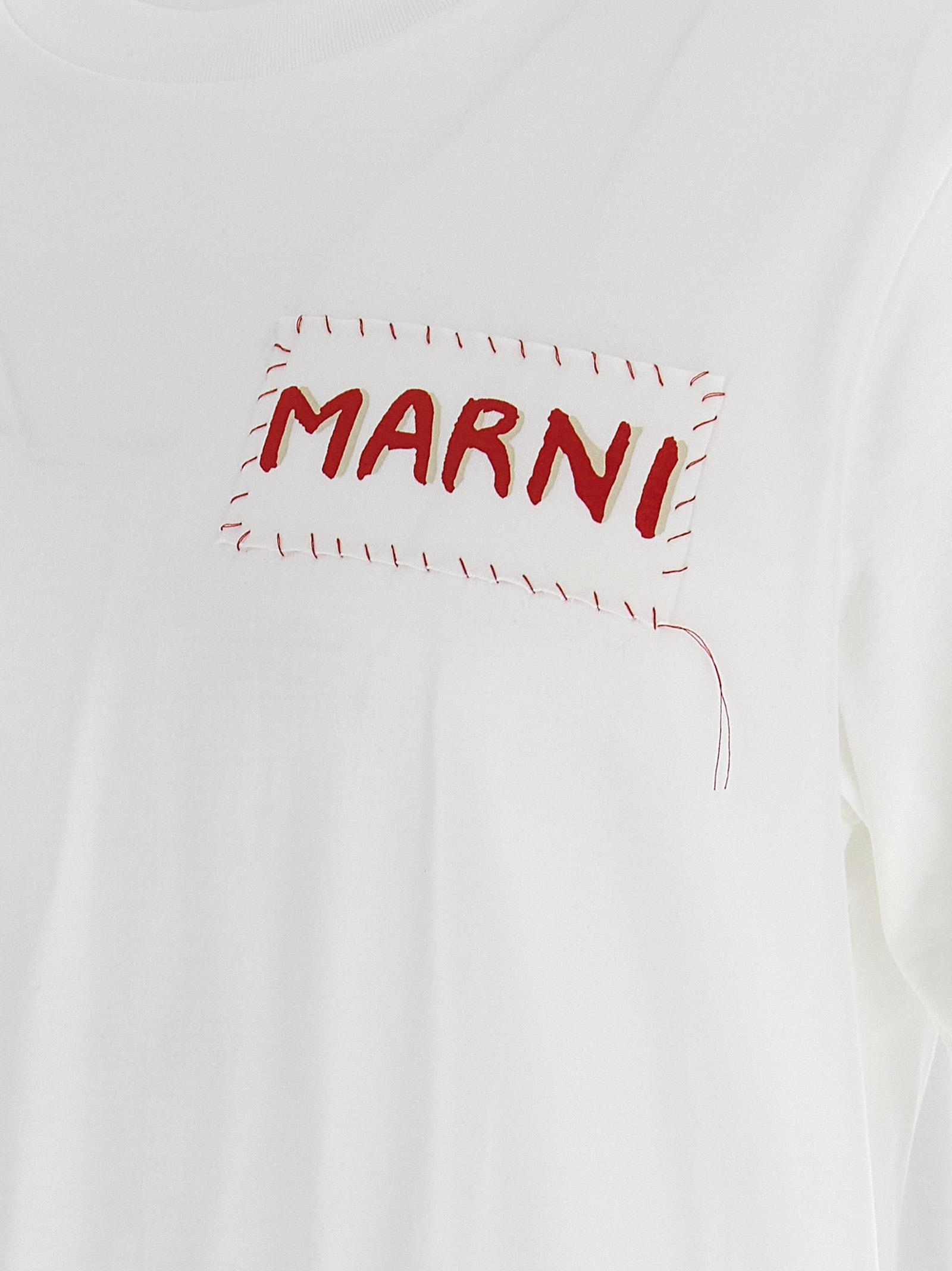 [Marni] T-shirts Short Sleeve FW25 HUMU0198X0UTC44600W01