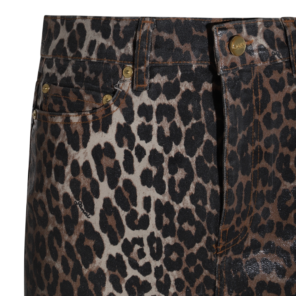 [GANNI] Midi skirt SS25 J1607943