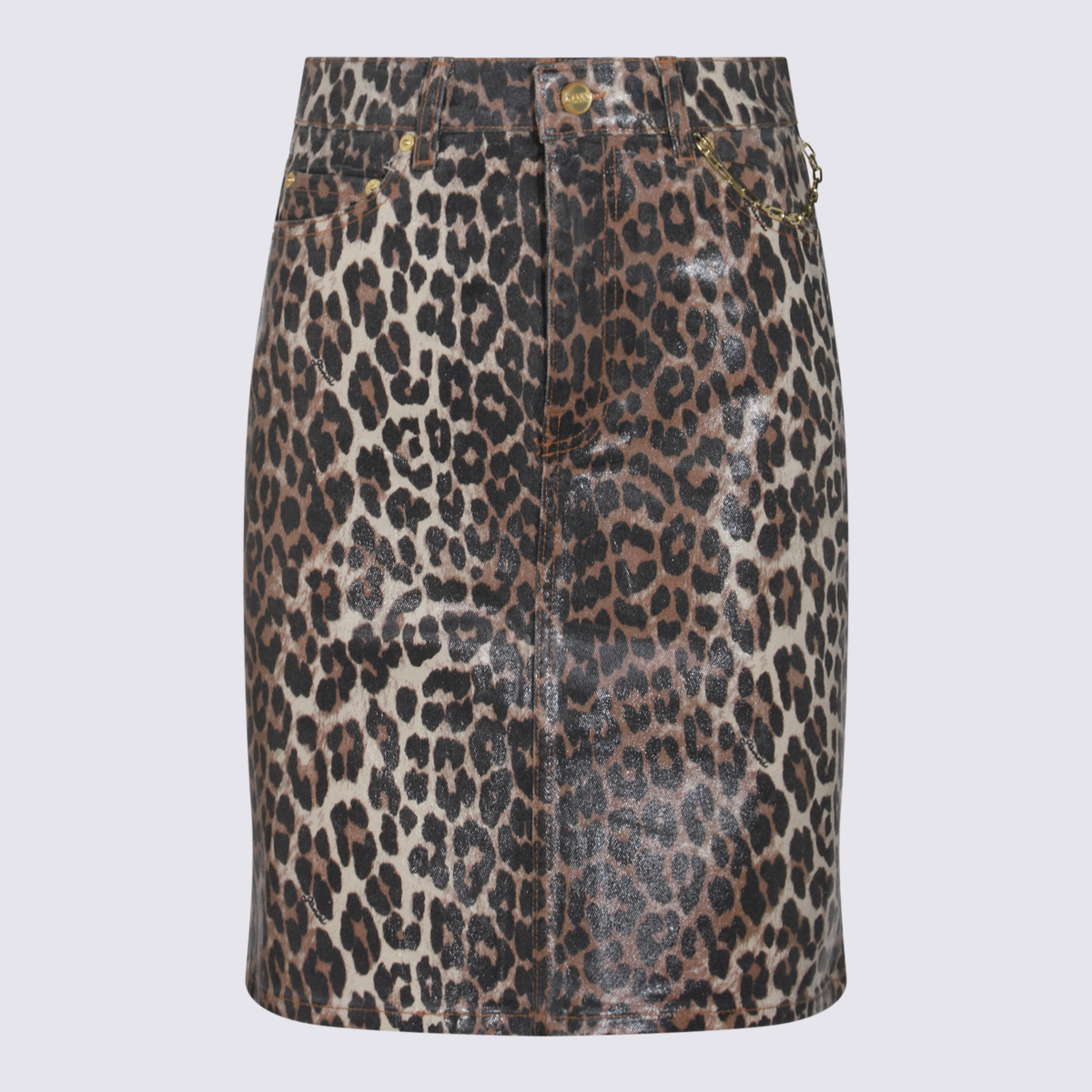 [GANNI] Midi skirt SS25 J1607943