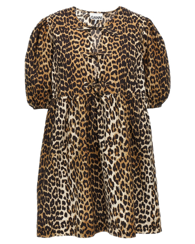 [GANNI] Short sleeve dress FW25 F9758943