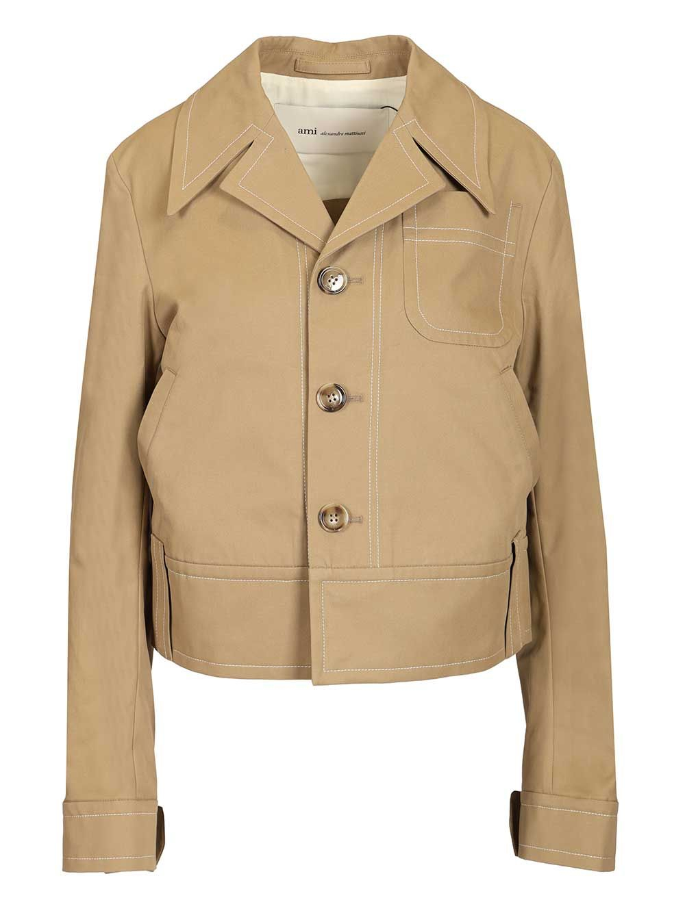 [AMI] Casual Jacket SS26 FJK883.CO0132A036