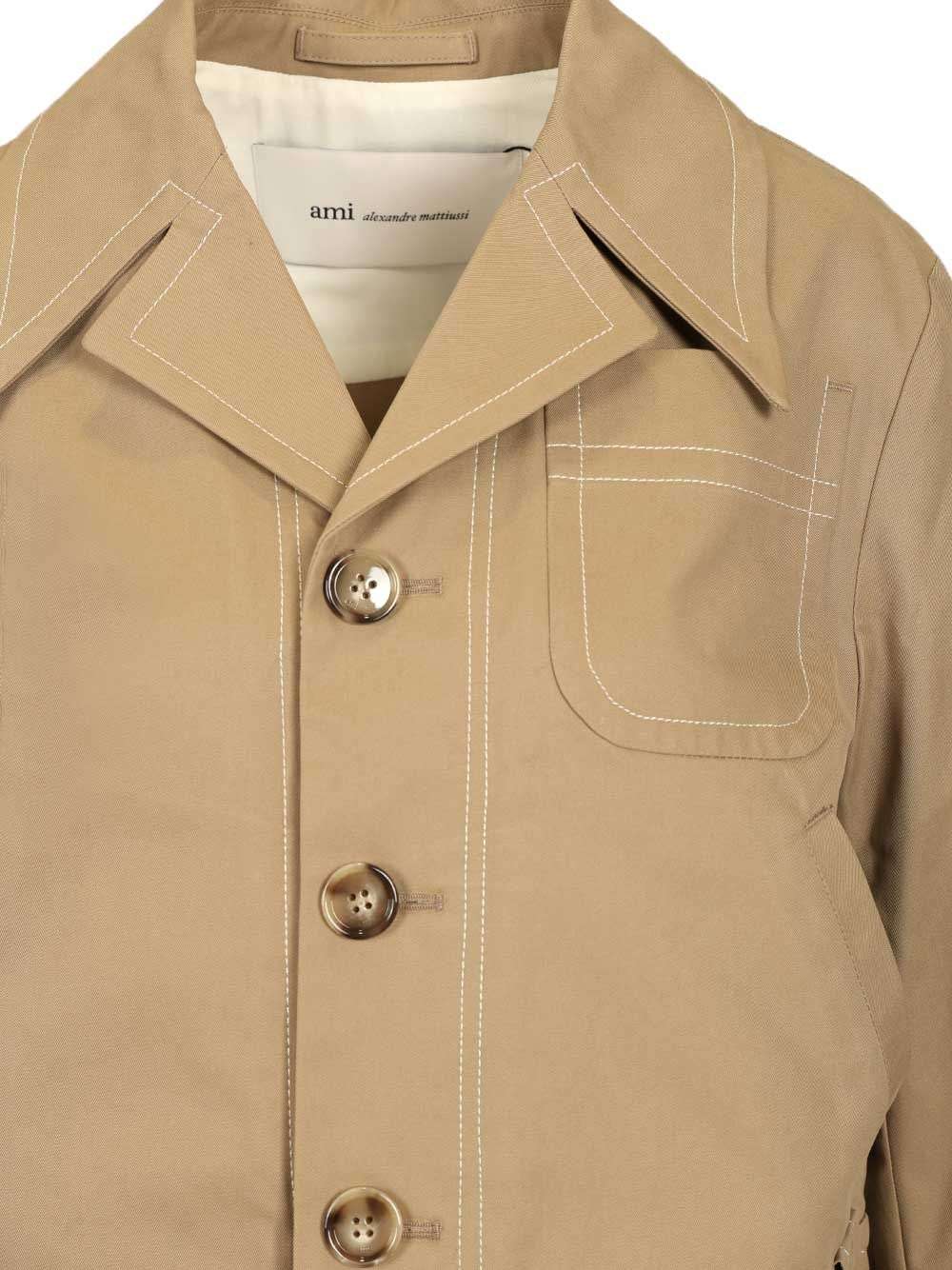 [AMI] Casual Jacket SS26 FJK883.CO0132A036