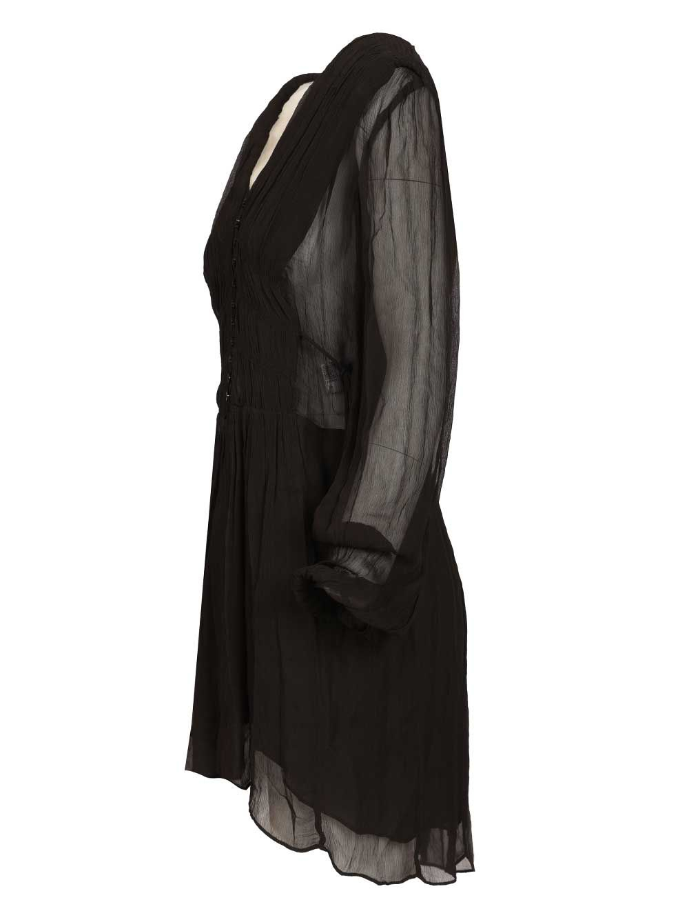 [Marant Etoile] Long sleeve dress SS26 26PRO0969FA-D1J08E01BK