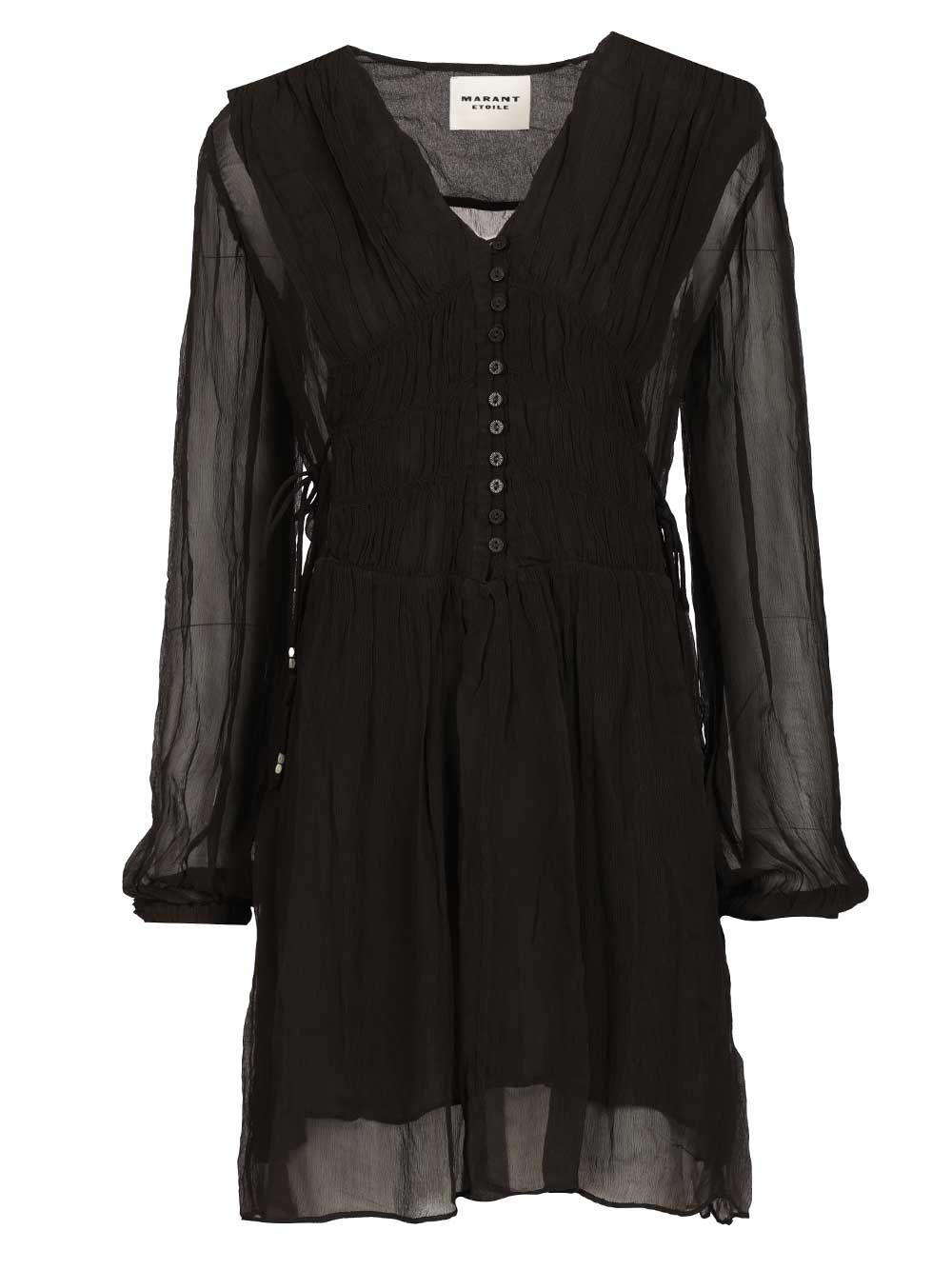 [Marant Etoile] Long sleeve dress SS26 26PRO0969FA-D1J08E01BK