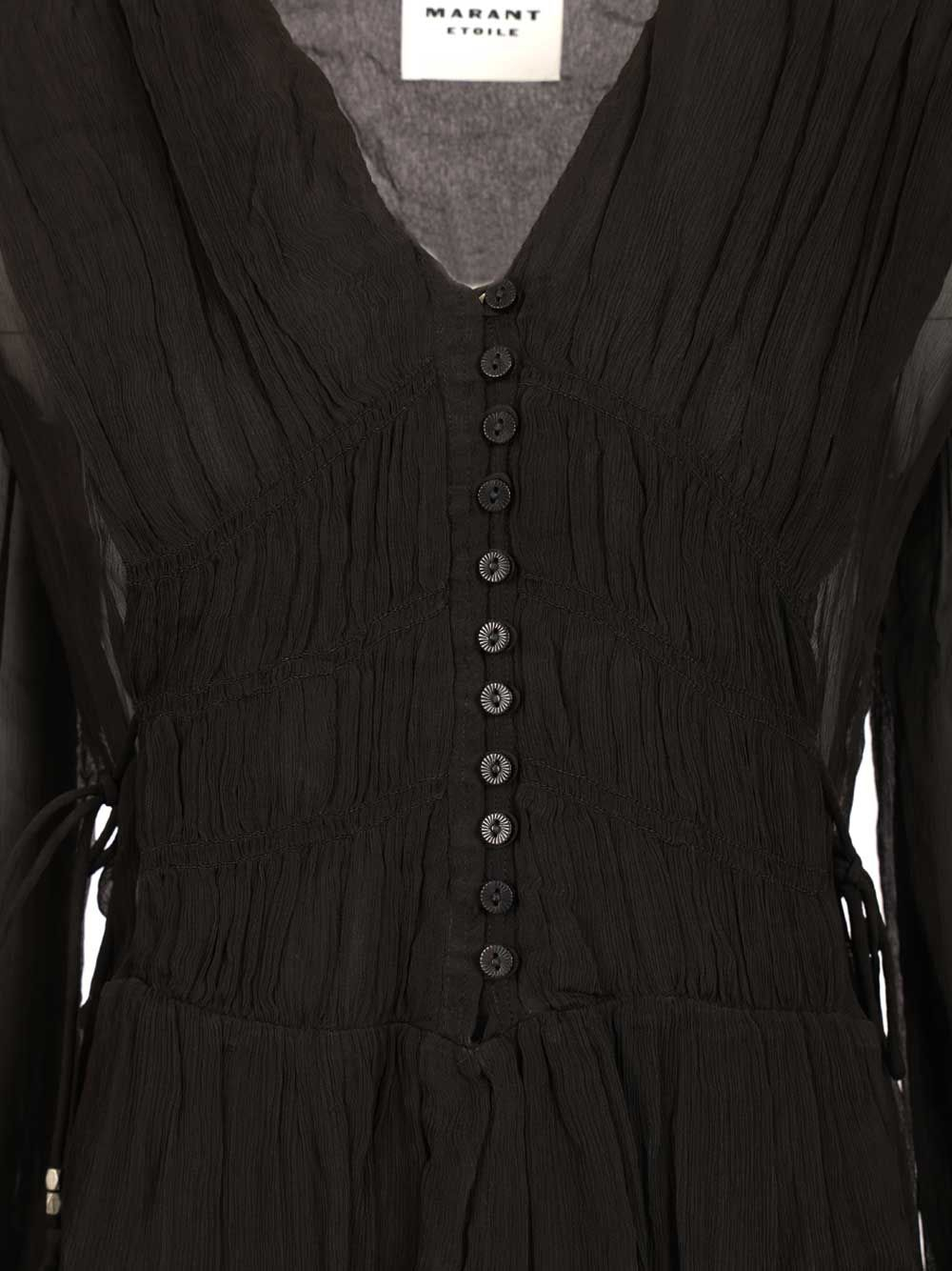 [Marant Etoile] Long sleeve dress SS26 26PRO0969FA-D1J08E01BK
