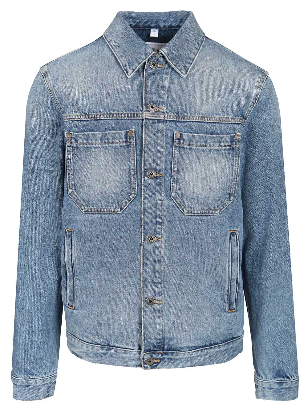 [Off-White] Denim jacket SS26 OMYE09QS26DEN0024000