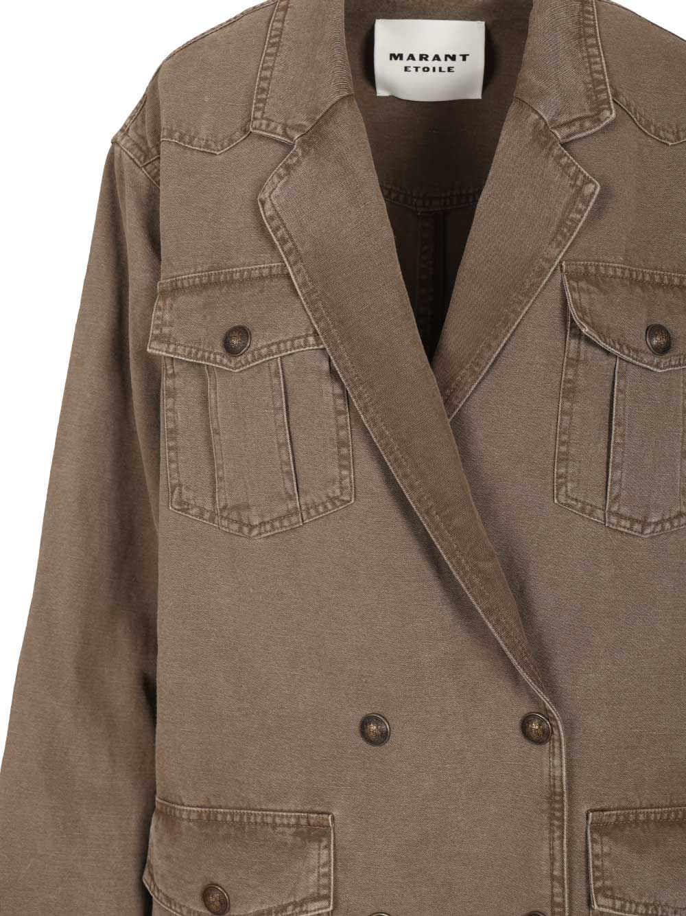 [Marant Etoile] Casual Jacket SS26 26PVE0625FA-D1G04E50DZ