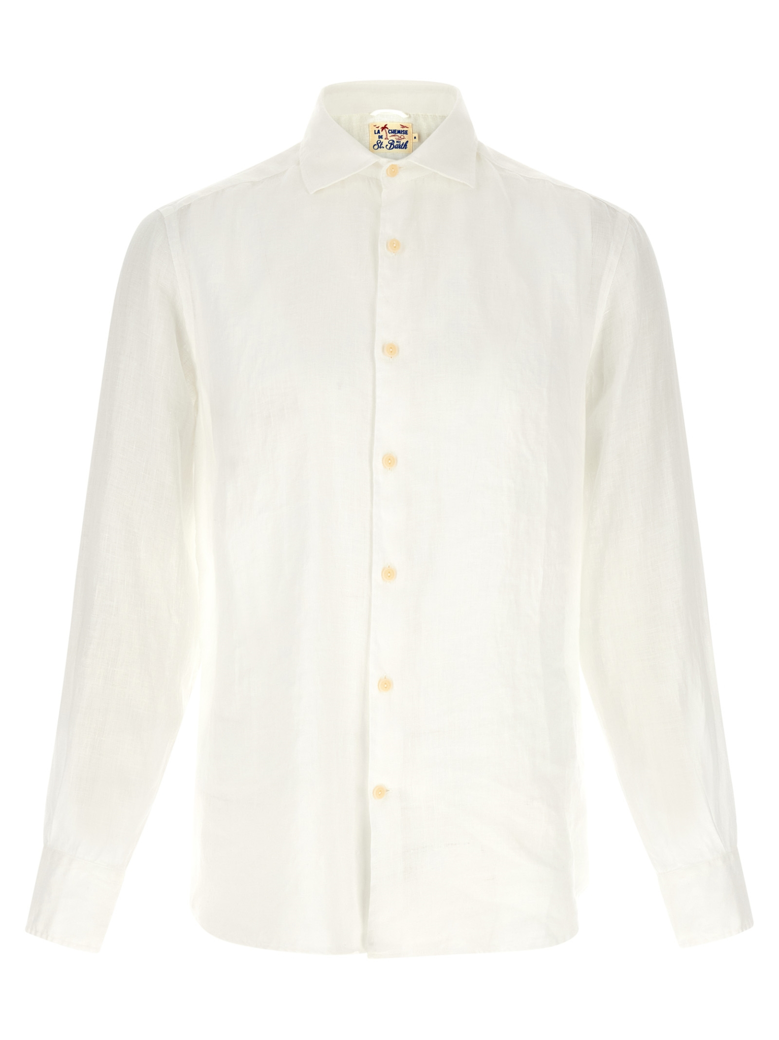 [MC2 Saint Barth] Shirts Long Sleeve SS26 PAMPLONALINEN01WHITE