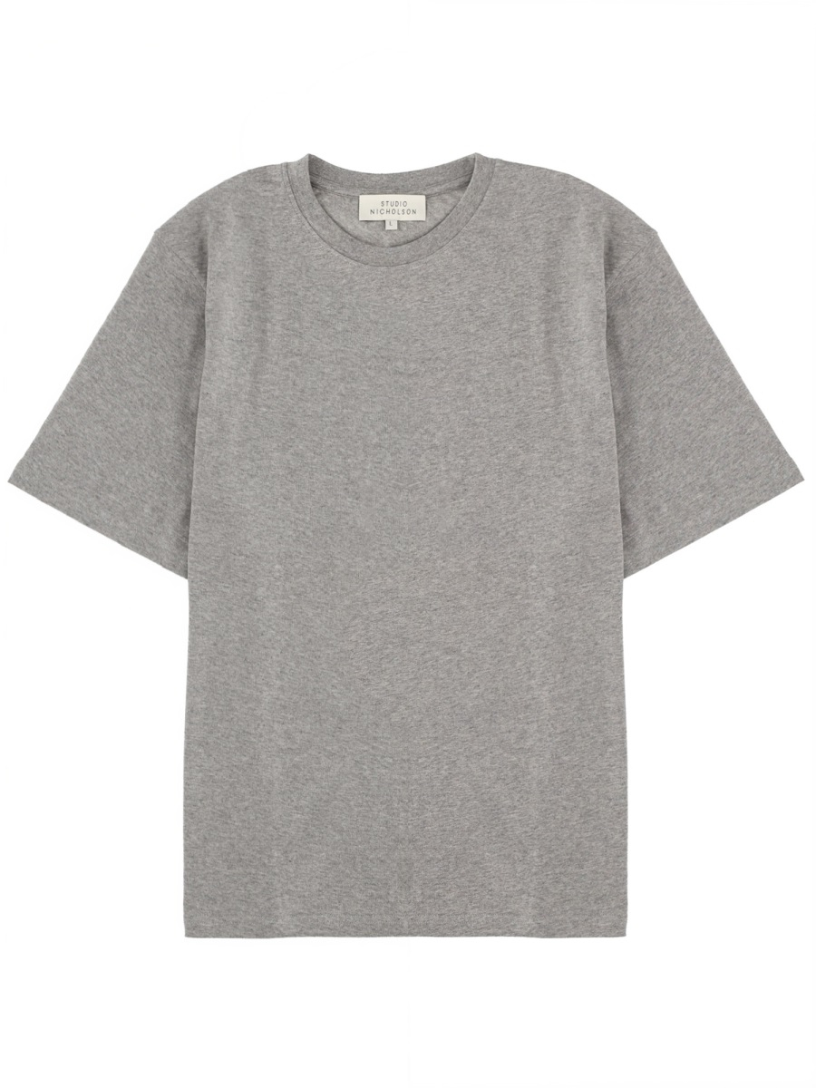 [Studio Nicholson] T-shirts Short Sleeve SS26 BRICSNM-1326_GREYMARL