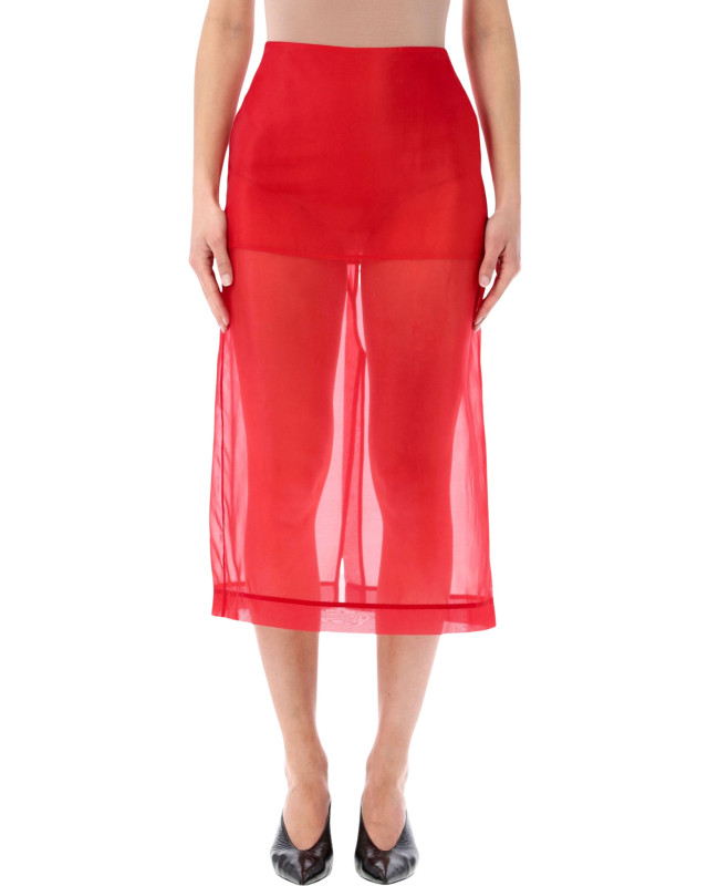 [THE FRANKIE SHOP] Midi skirt SS26 SKFS163977000RED