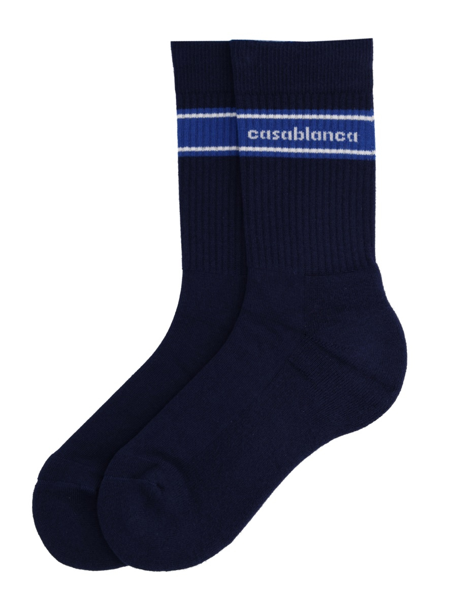 [Casablanca] Socks SS26 A-SP26-ACC-010_01BLUE