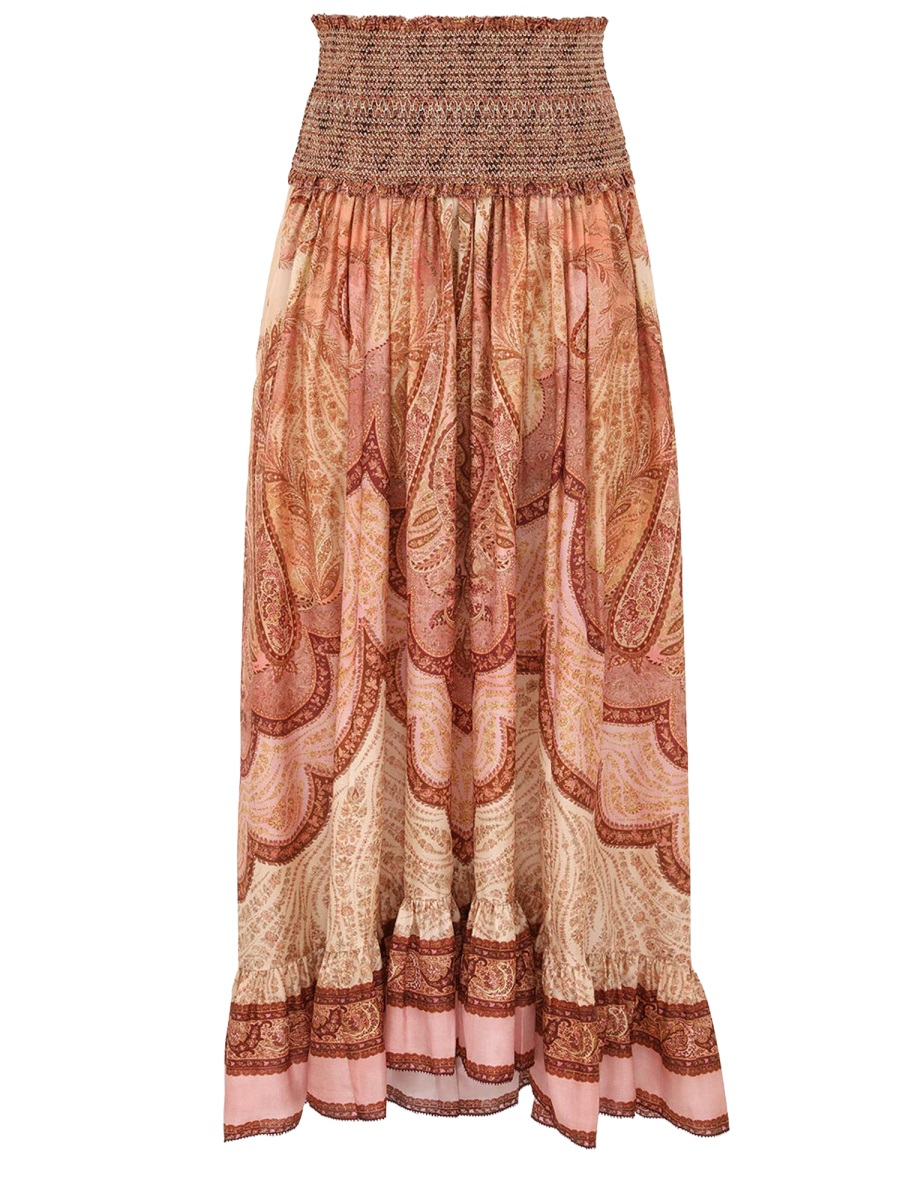 [Zimmermann] Long skirt SS26 5656SRS262_TBML