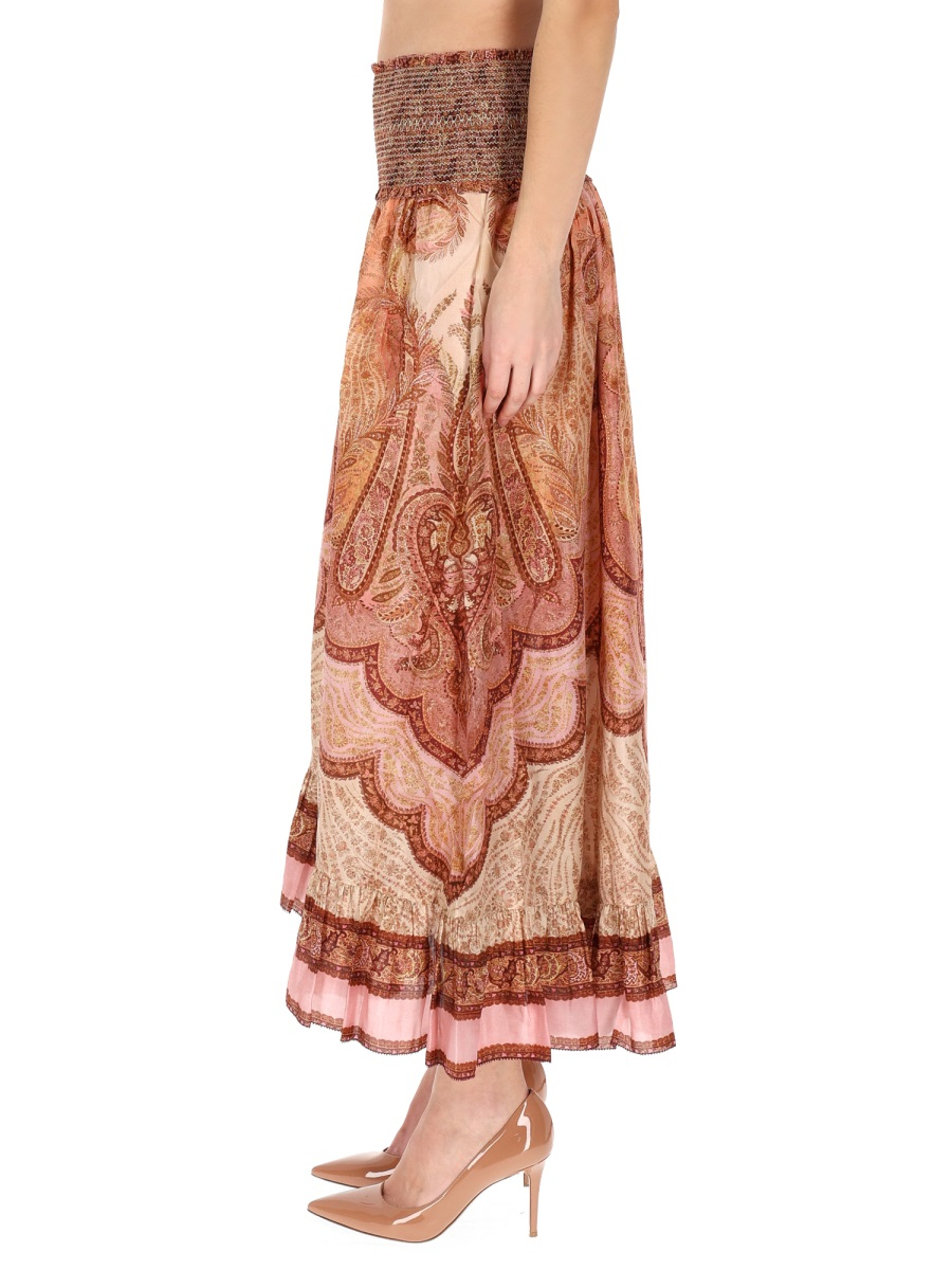 [Zimmermann] Long skirt SS26 5656SRS262_TBML