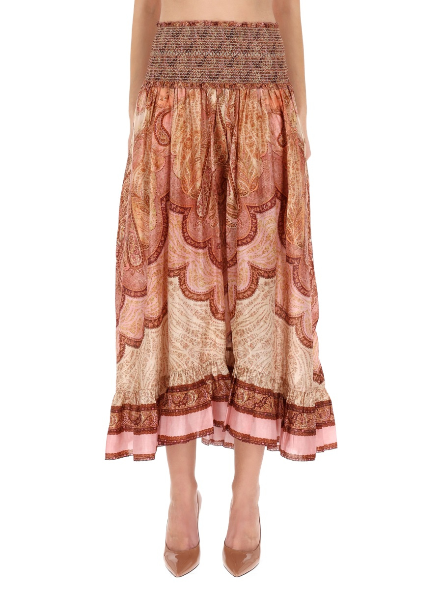 [Zimmermann] Long skirt SS26 5656SRS262_TBML