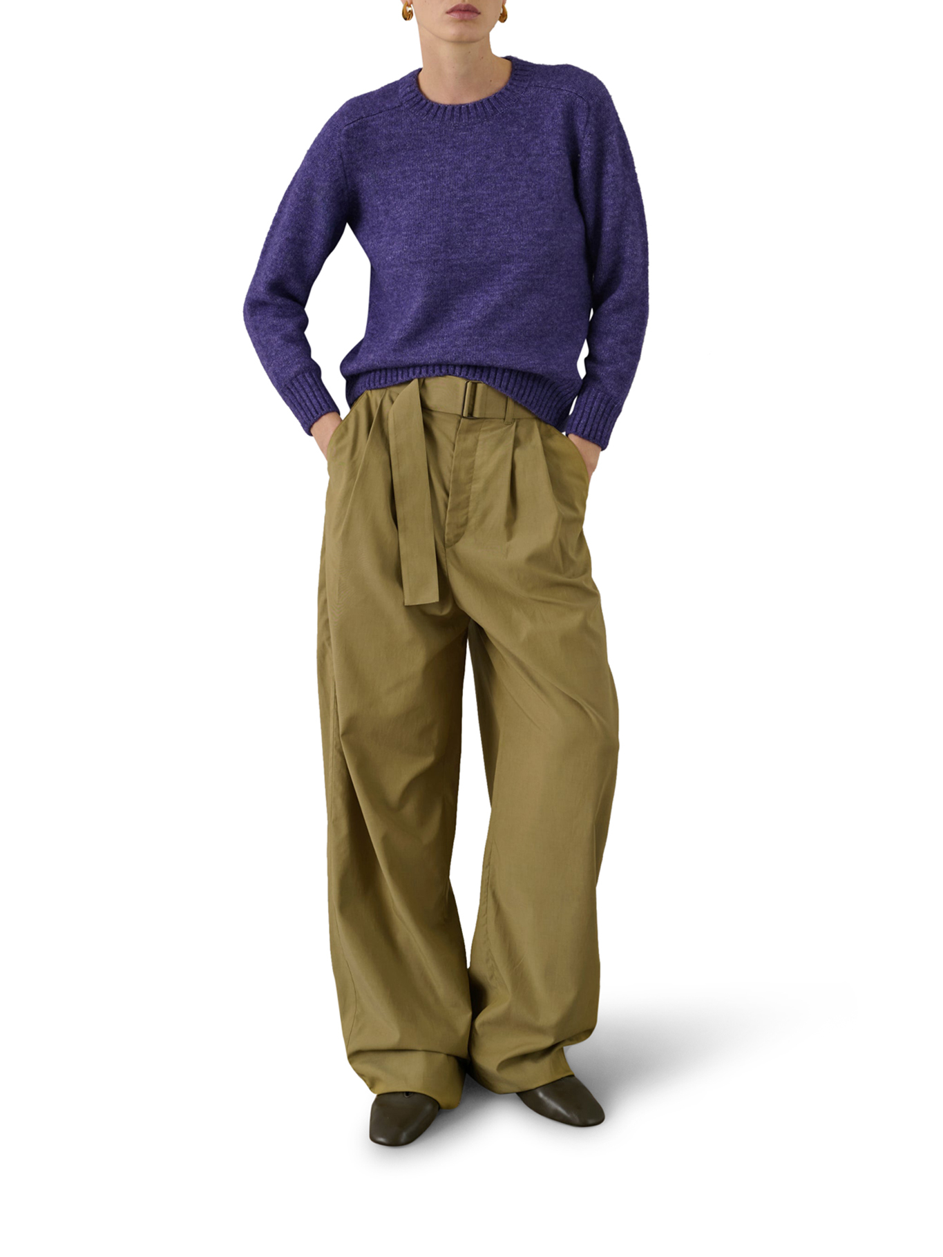 [Soeur] Trousers SS26 PAN0663COLEECR4126S SABLE