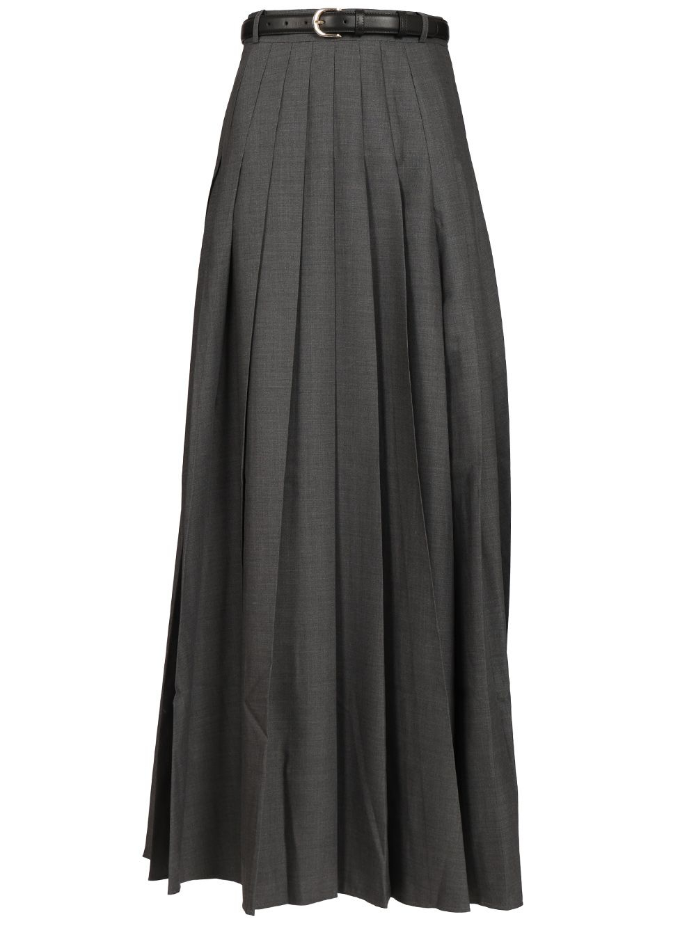 [Self-portrait] Long skirt CO PF26-137XSK-GRGREY