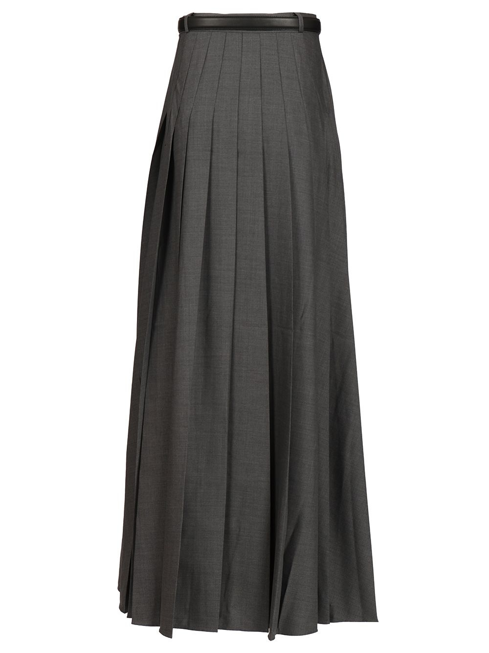 [Self-portrait] Long skirt CO PF26-137XSK-GRGREY