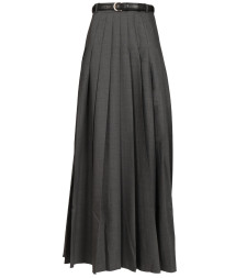 [Self-portrait] Long skirt CO PF26-137XSK-GRGREY
