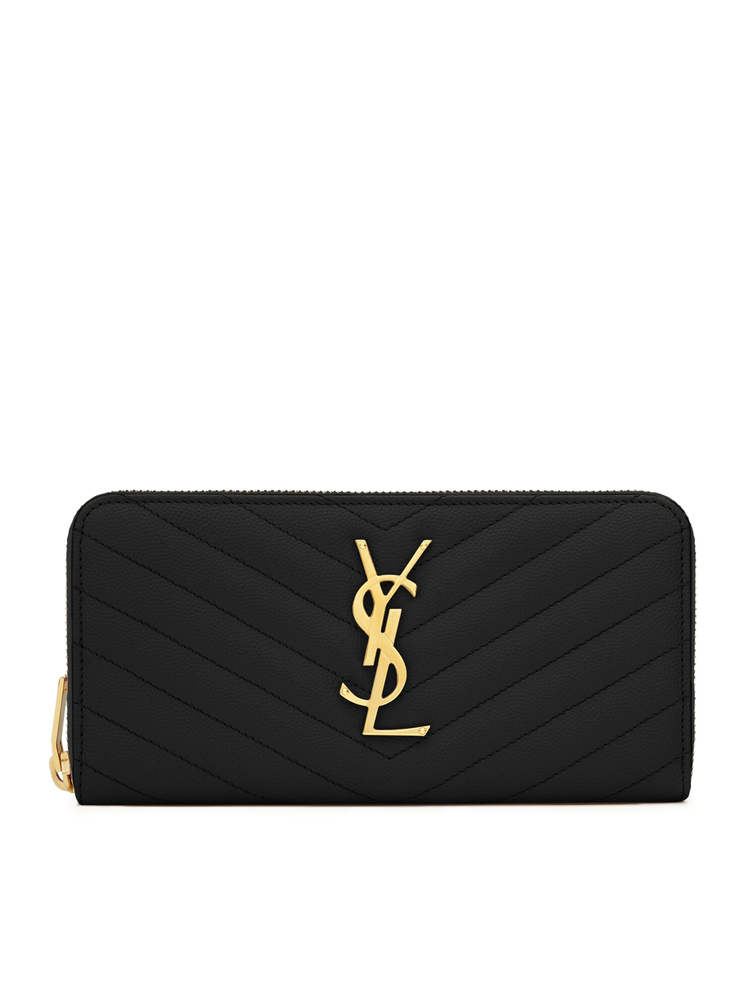 [Saint Laurent] Wallet FW26 358094BOW011000 BLACK