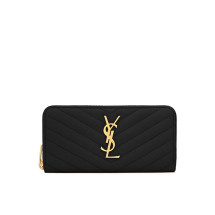 [Saint Laurent] Wallet FW26 358094BOW011000 BLACK