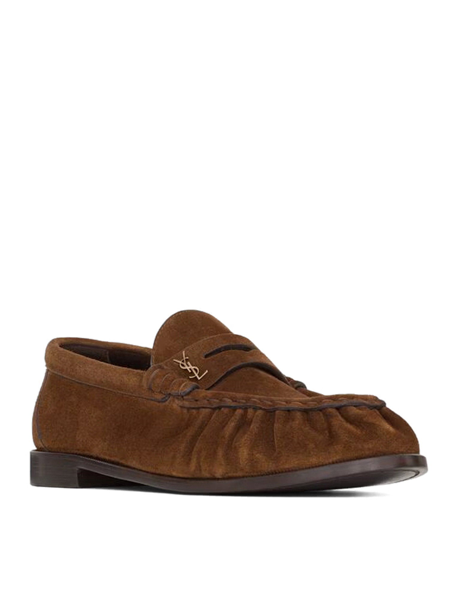 [Saint Laurent] Loafer FW26 83947127DTT2319 DARK HAVANA