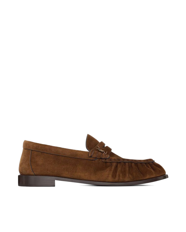 [Saint Laurent] Loafer FW26 83947127DTT2319 DARK HAVANA