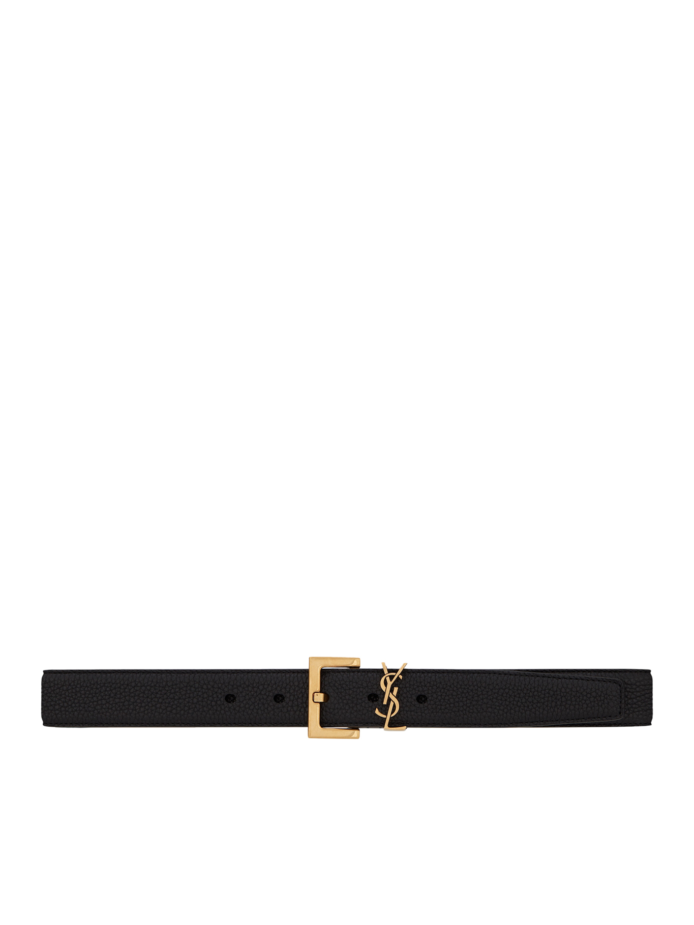 [Saint Laurent] Belt FW26 634437DTI0W1000 BLACK