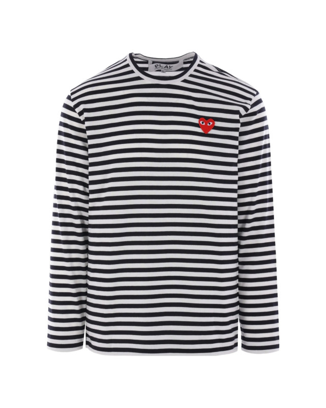 [COMME DES GARCONS PLAY] T-shirts Long Sleeve SS26 AXT164051