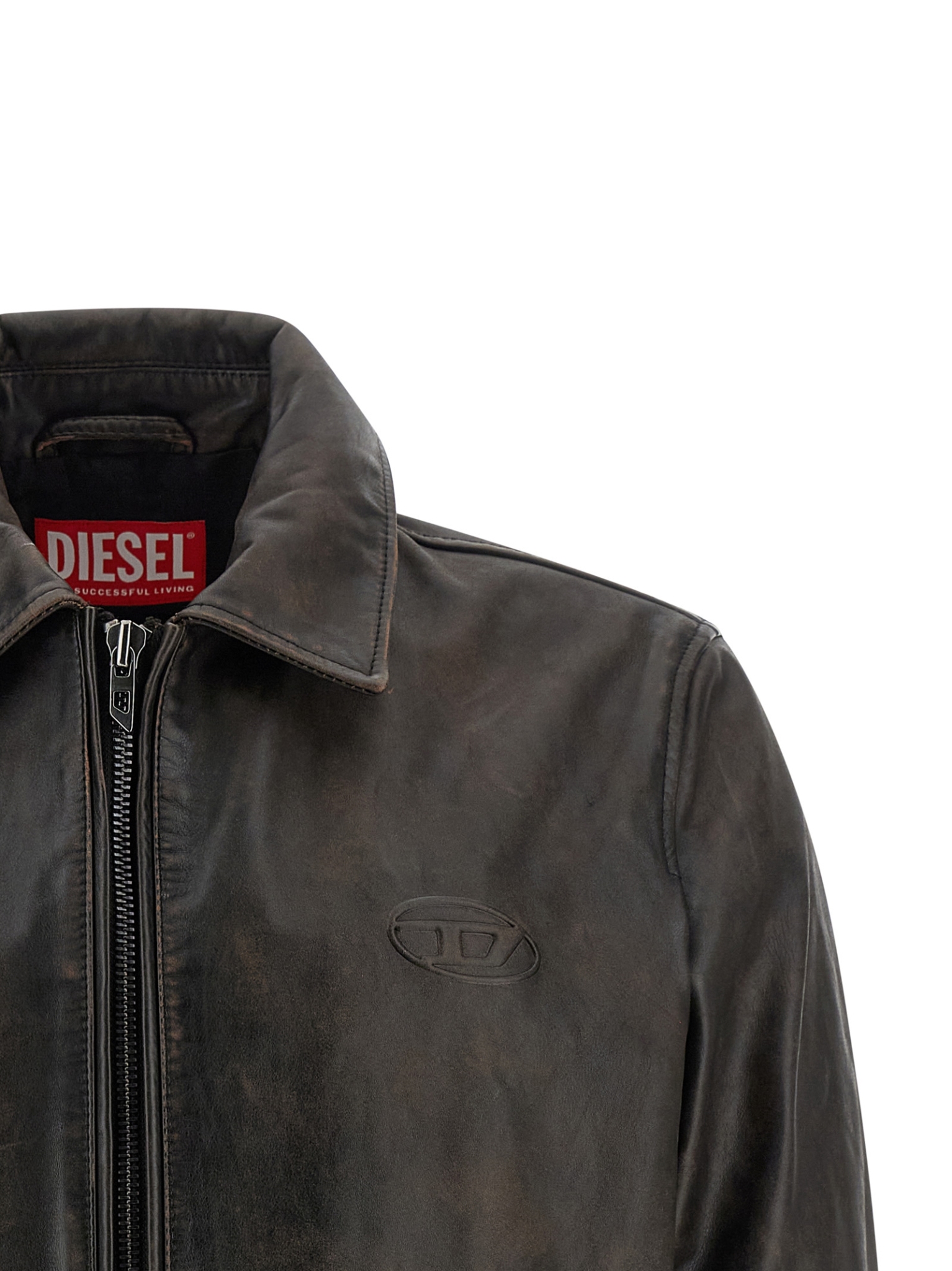 [Diesel] Leather Jacket SS26 A204610BKBR9XX