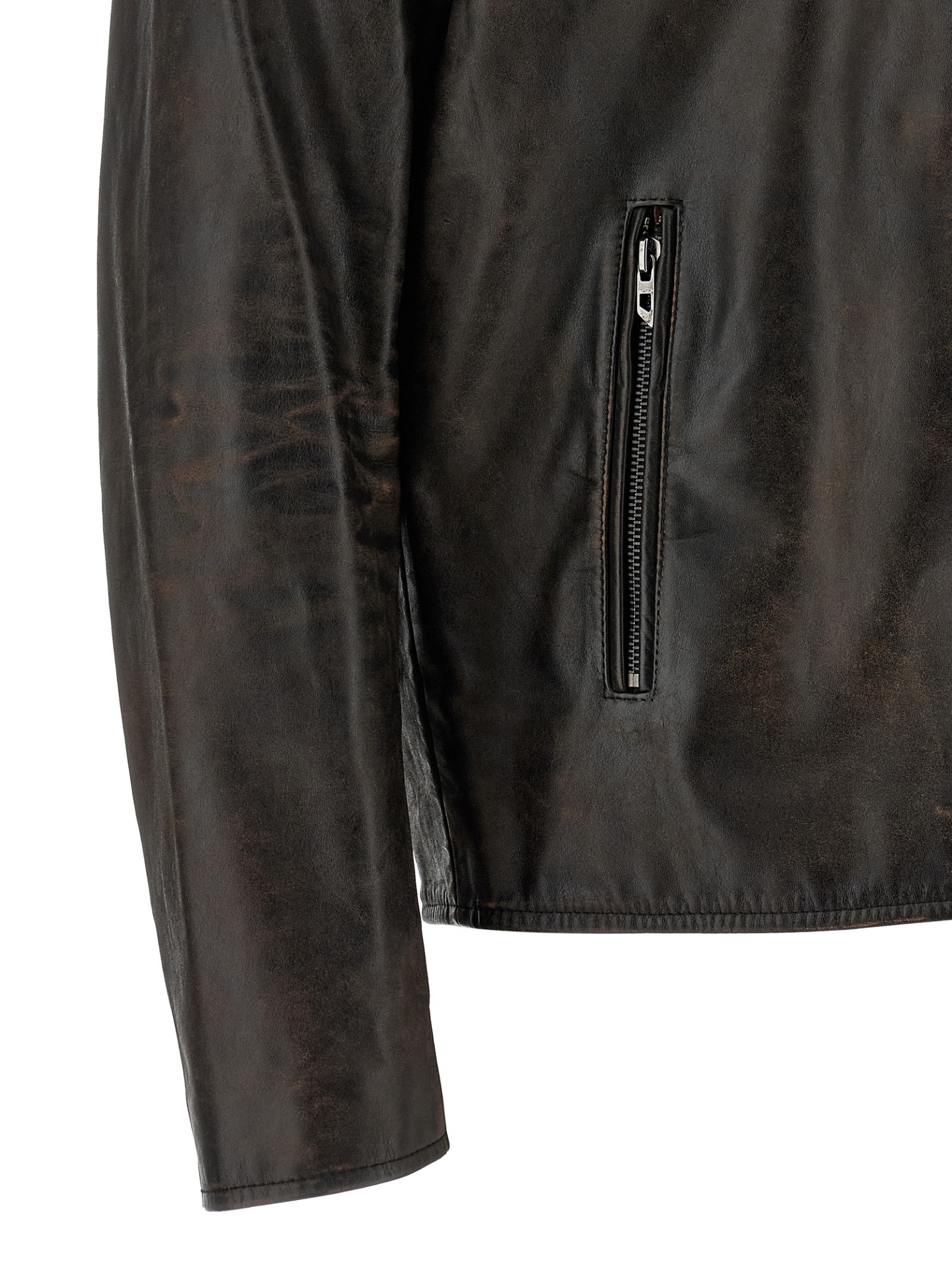 [Diesel] Leather Jacket SS26 A204610BKBR9XX