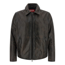 [Diesel] Leather Jacket SS26 A204610BKBR9XX
