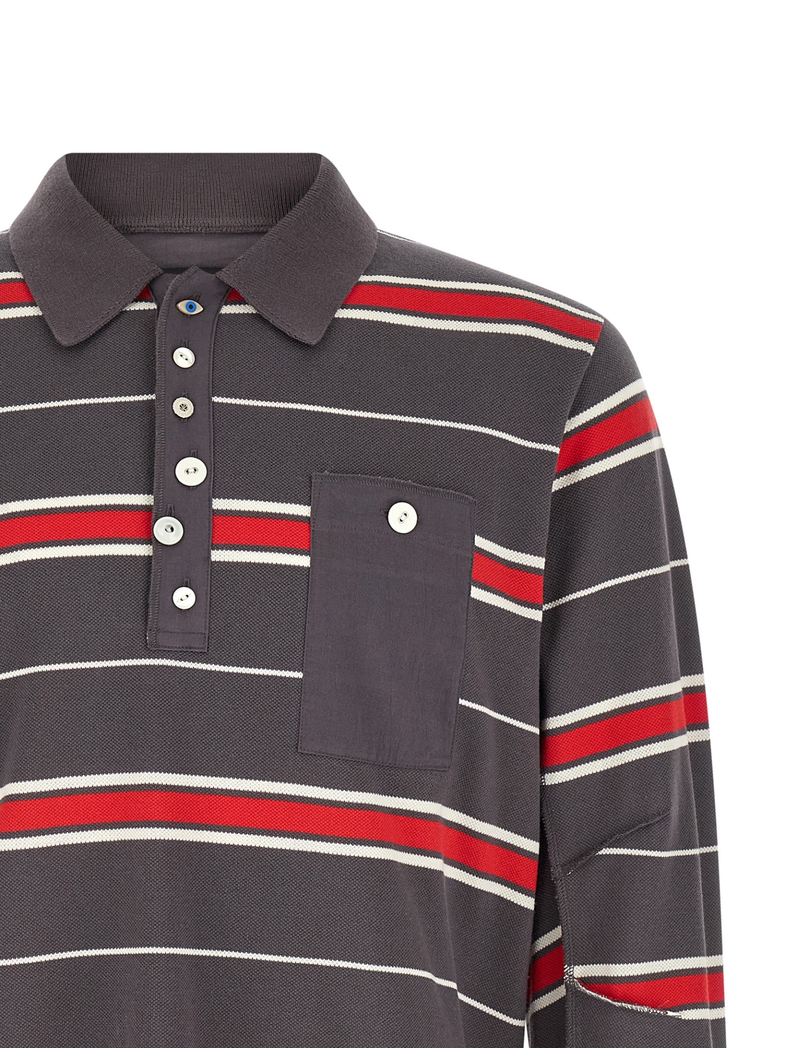 [Undercover] T-shirts Long Sleeve SS26 UC1F48042GRAYBORDER