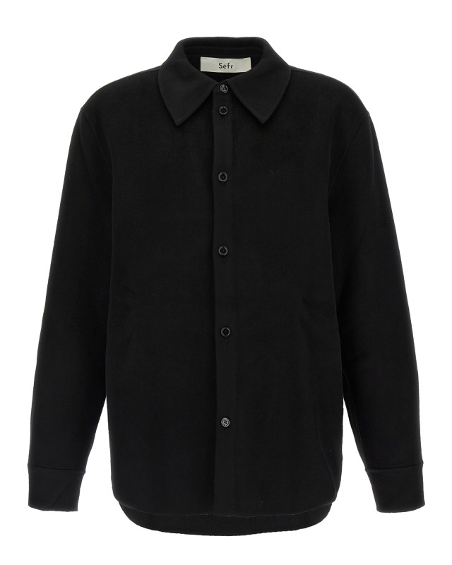 [Sefr] Shirts Long Sleeve SS26 PRESS26LENNYBLACKDOUBLÉCASH