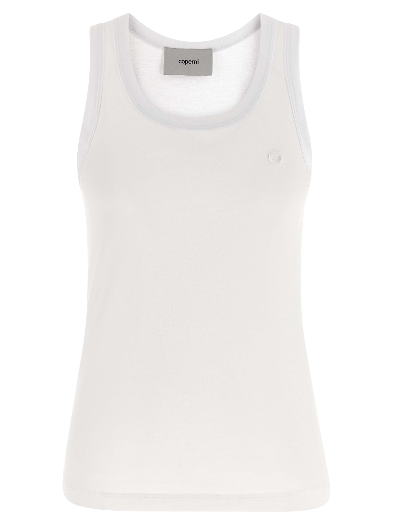 [Coperni] Tank top SS26 COPJS12F5009WHTBLK