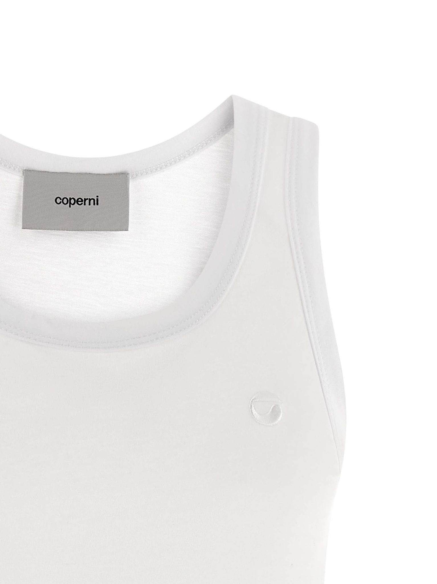 [Coperni] Tank top SS26 COPJS12F5009WHTBLK