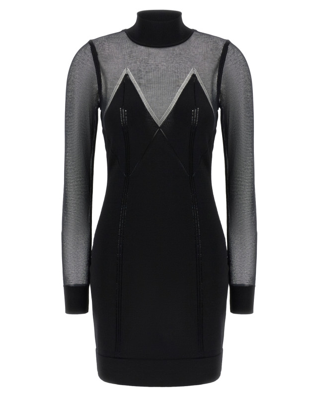 [ELISABETTA FRANCHI] Long sleeve dress SS26 AM95Q61E2110