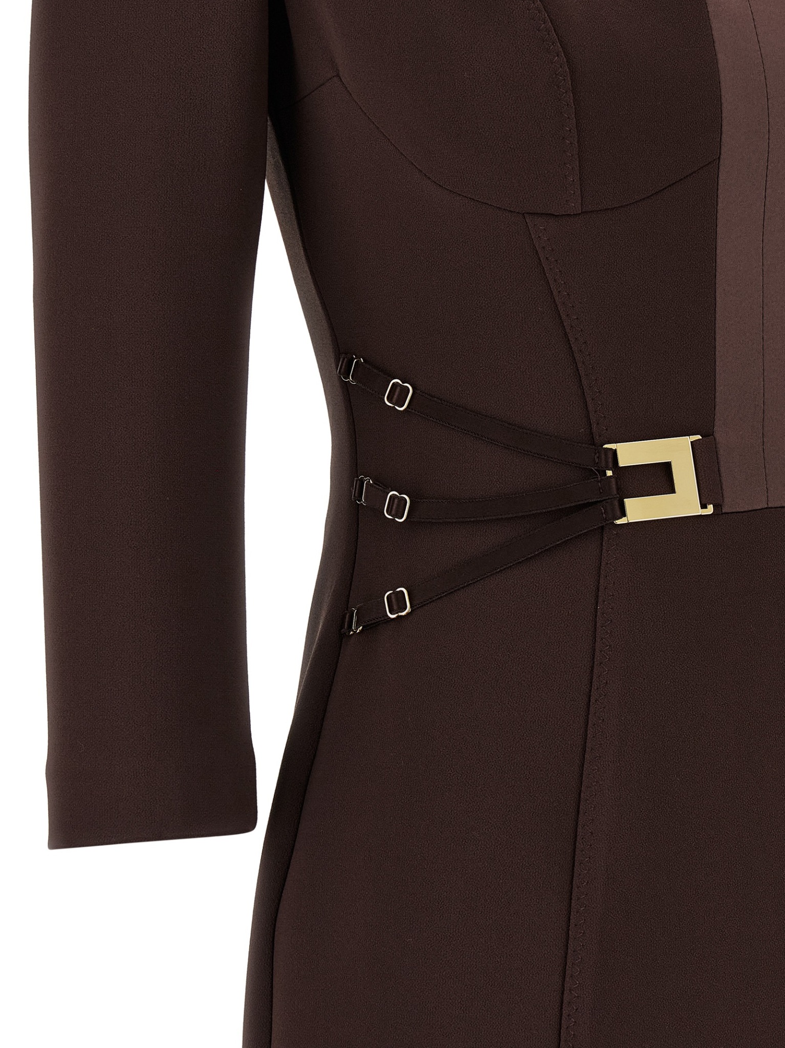 [ELISABETTA FRANCHI] Long sleeve dress SS26 AB86961E2644