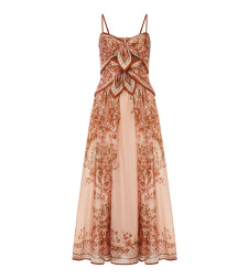 [Zimmermann] Sleeveless dress FW26 8062DSS261PPSF LPINK PAISLEY FLORAL