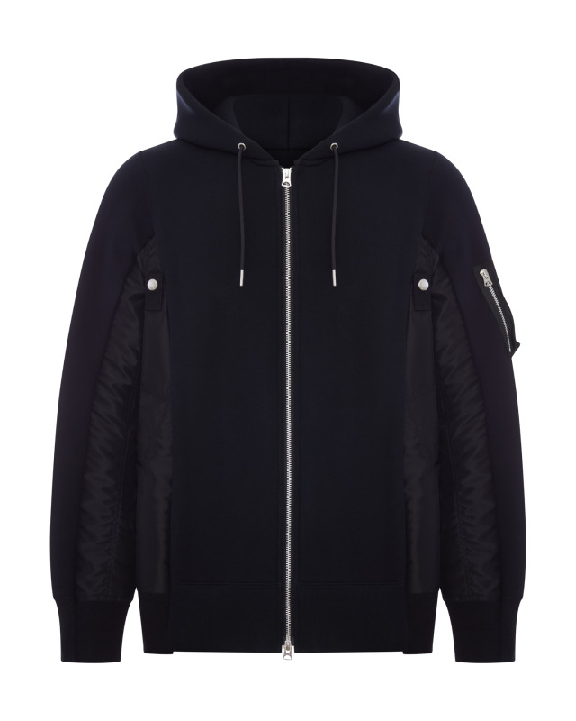 [Sacai] Zip up FW26 SCM324002 BLACK