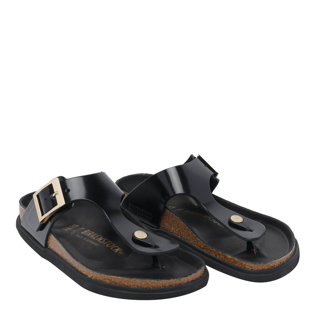 [Birkenstock] Slippers SS26 1031817SHINE BLACK
