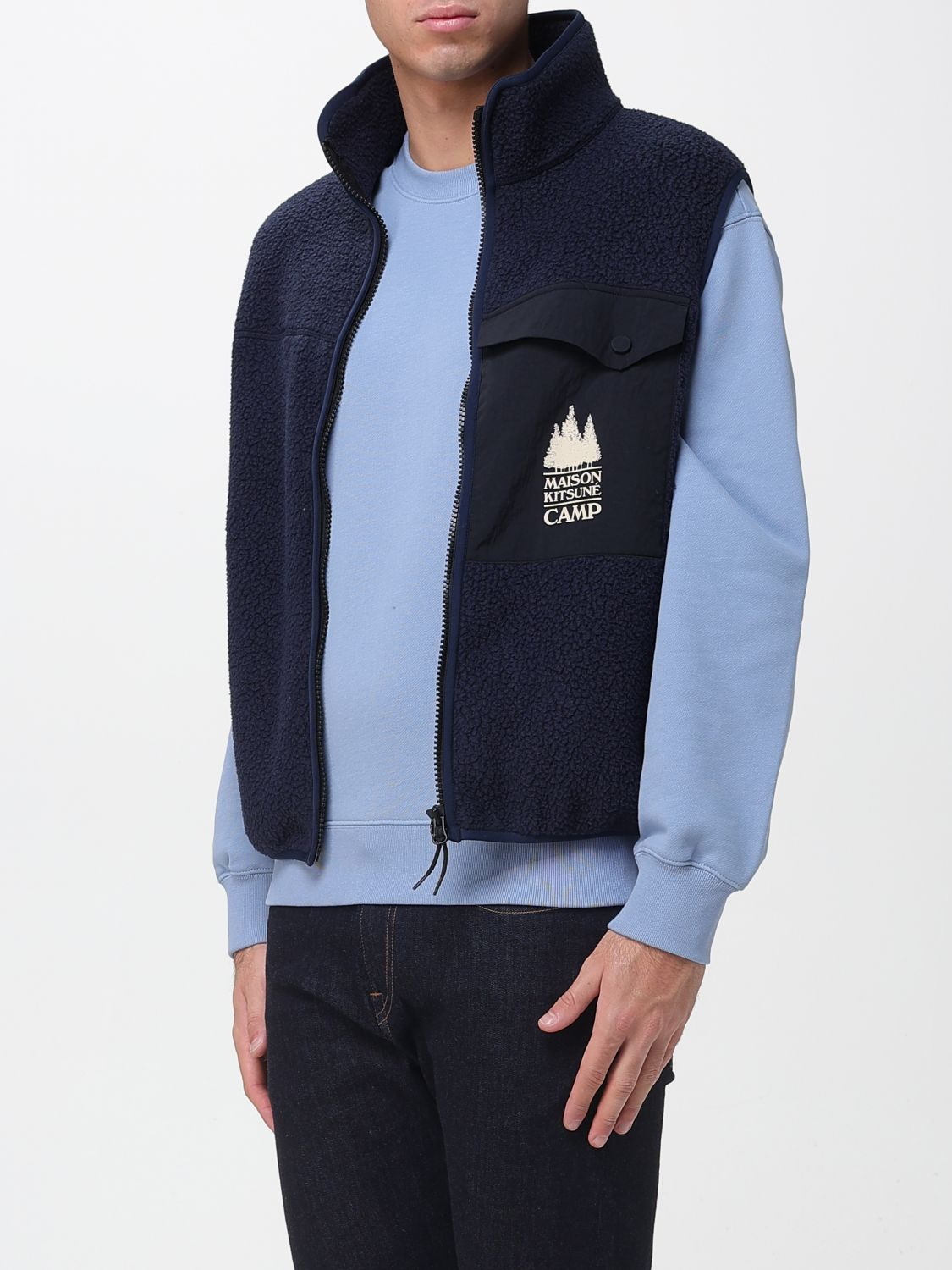 [MAISON KITSUNE] Vest FW25 PM02137WM2031 P480
