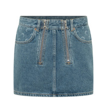 [MARINE SERRE] Mini skirt SS26 WSK135ACDEN0002 BL05