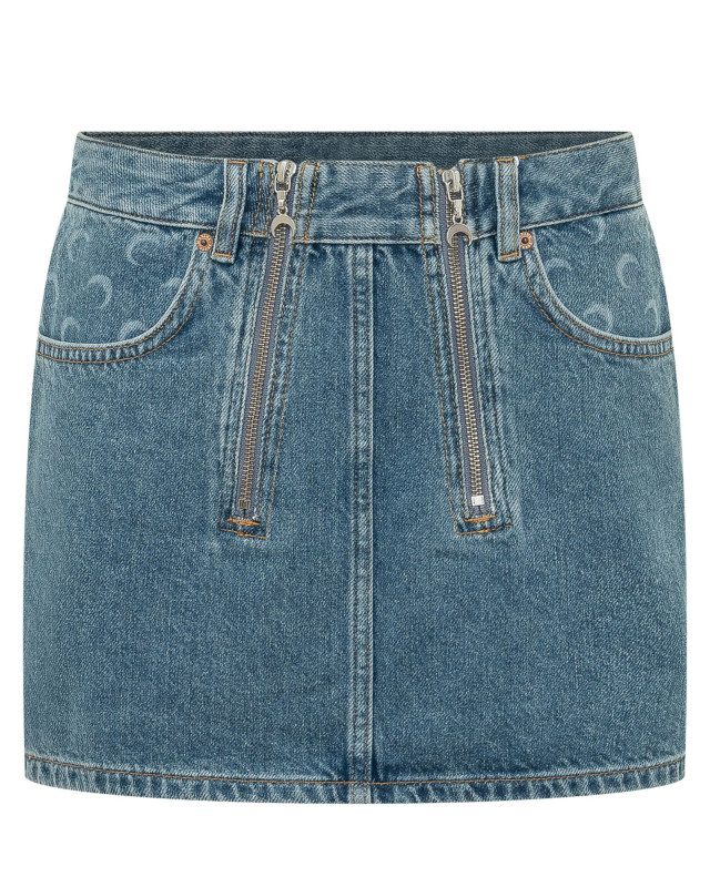 [MARINE SERRE] Mini skirt SS26 WSK135ACDEN0002 BL05