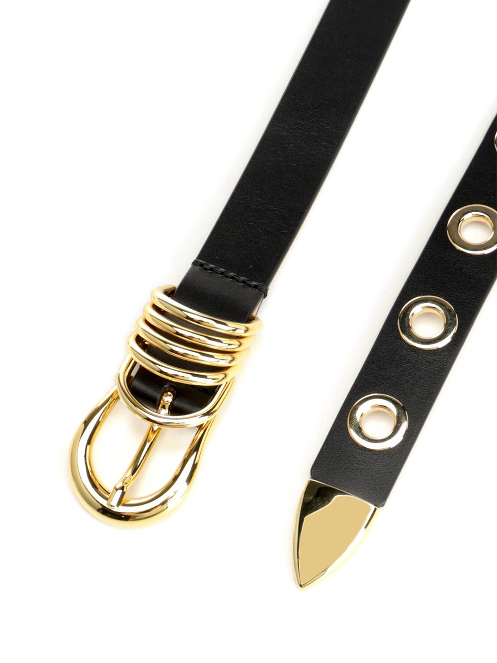 [Dehanche] Belt SS26 10RIV-GBLACK / GOLD