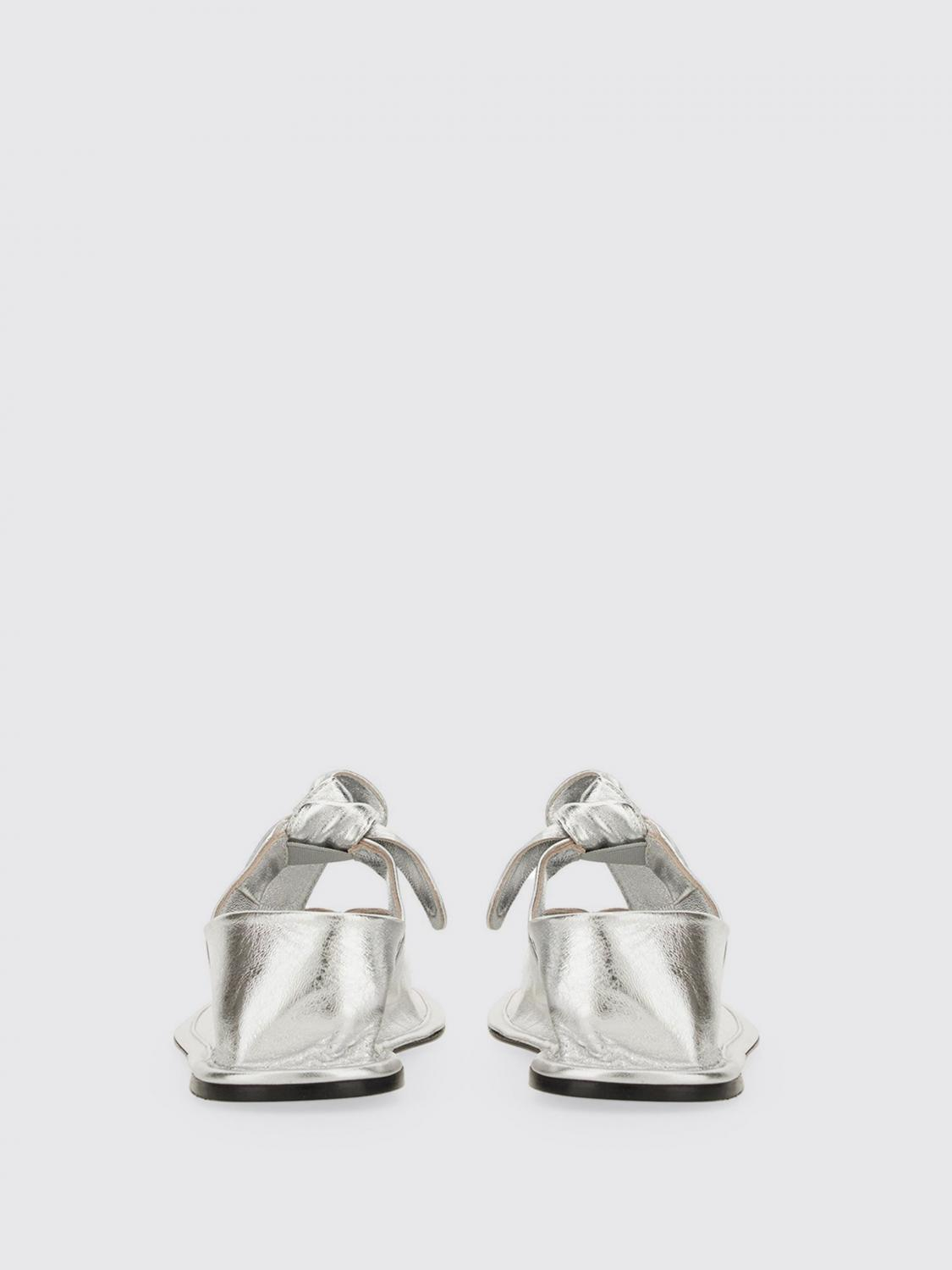 [HEREU] Flat shoes SS25 LLAMWFS24 LIGHTSILVER