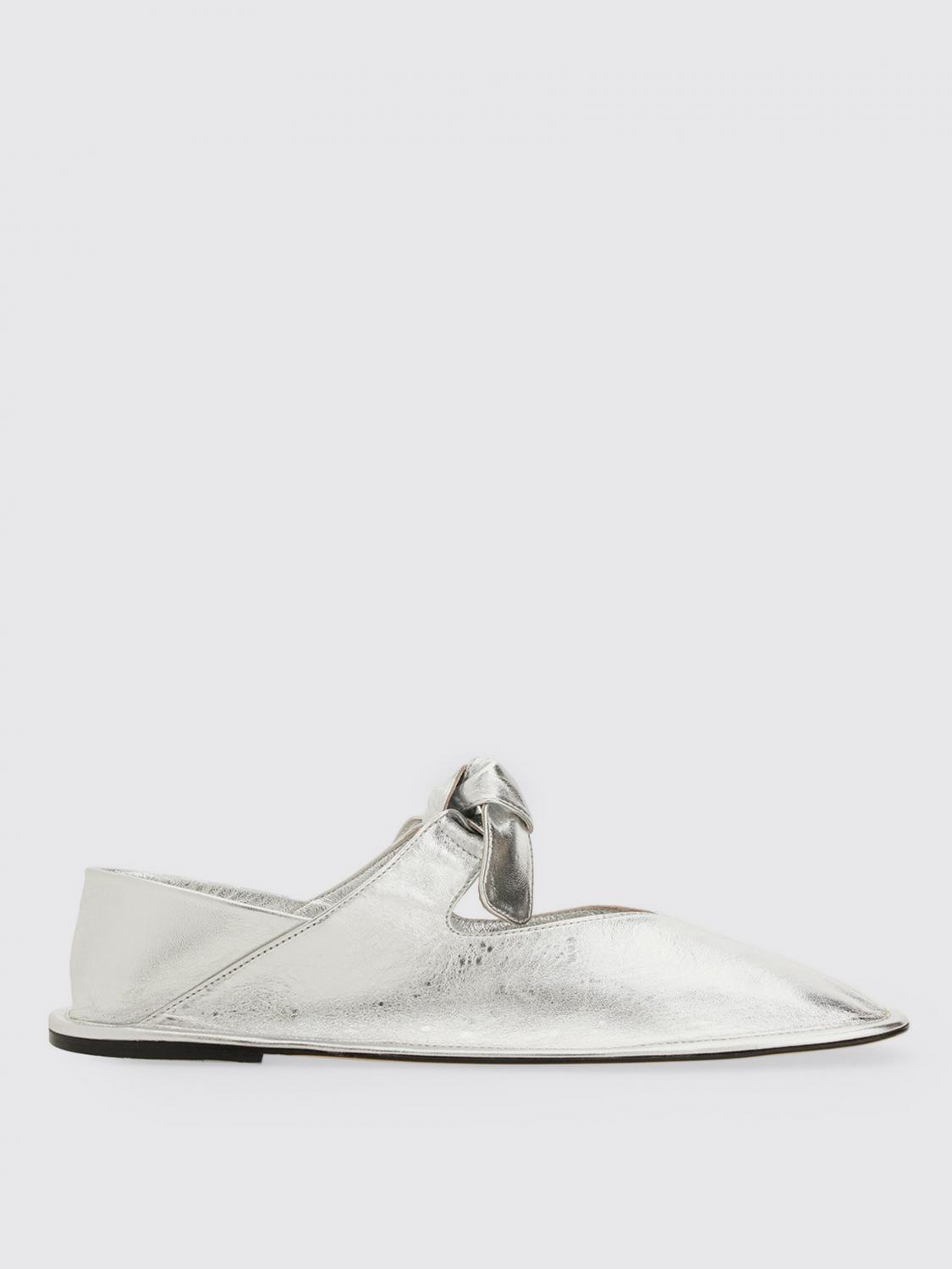 [HEREU] Flat shoes SS25 LLAMWFS24 LIGHTSILVER
