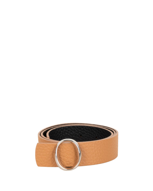 [ORCIANI] Belt SS26 D10419SOFT DOUBLEBISCOTTO+ NERO
