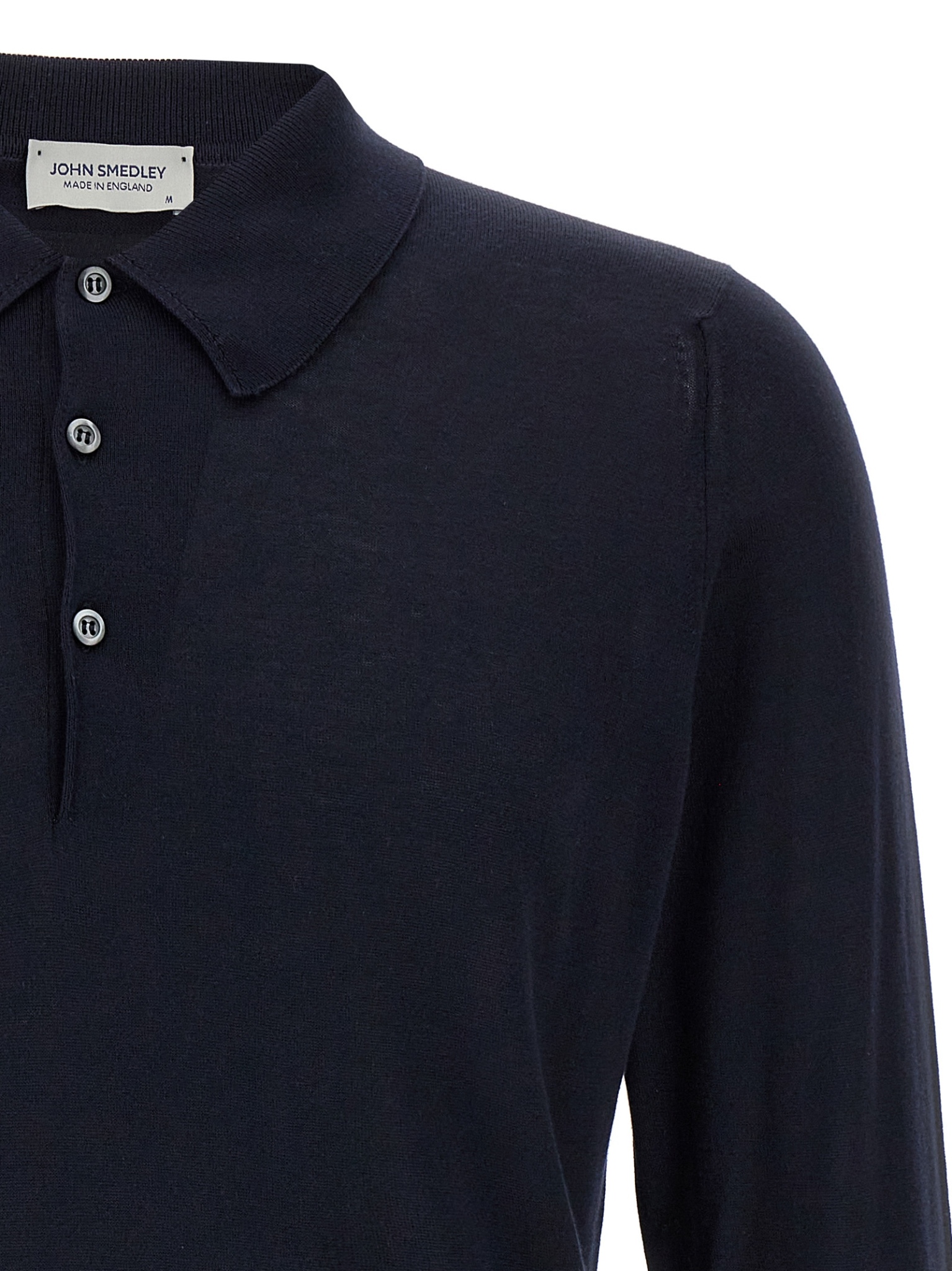 [JOHN SMEDLEY] T-shirts Long Sleeve SS26 FINCHLEYNAVY